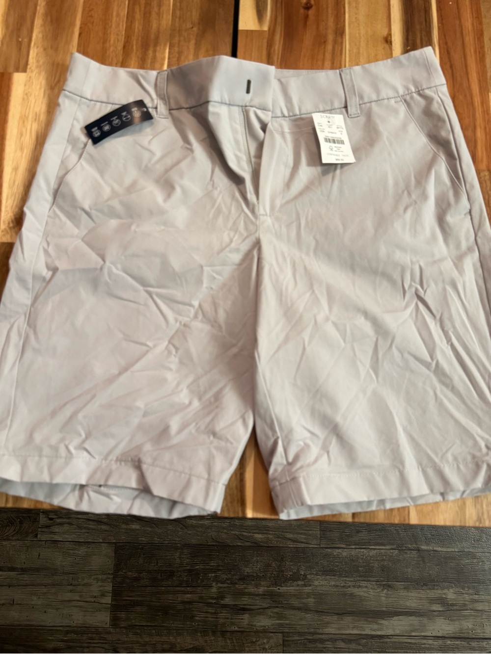 J. Crew Tech Shorts Light Gray Tailored